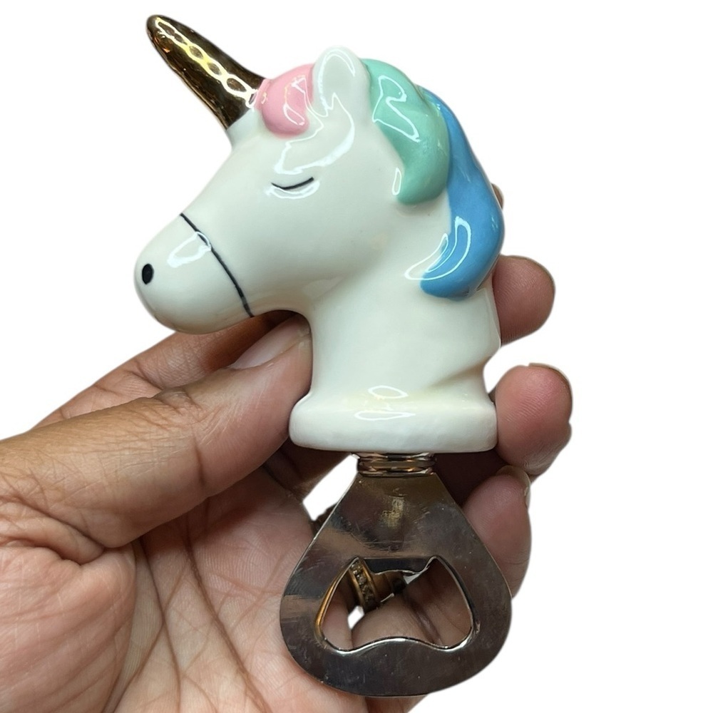 Modern Expressions Drinkware Accessories - Unicorn Bottle Opener & Wine Stopper - Picture 3 of 7